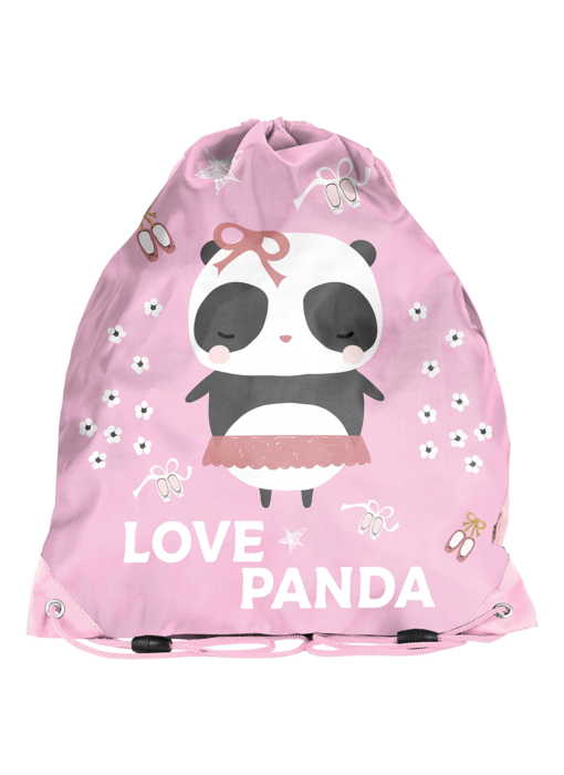 Panda Gym bag Love 38 x 34 cm
