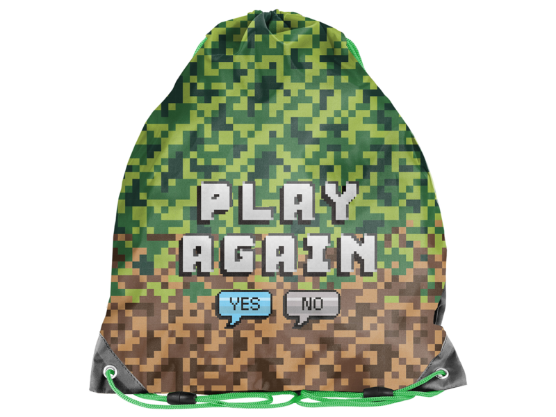 Gaming Gymbag, Play Again - 38 x 34 cm - Polyester