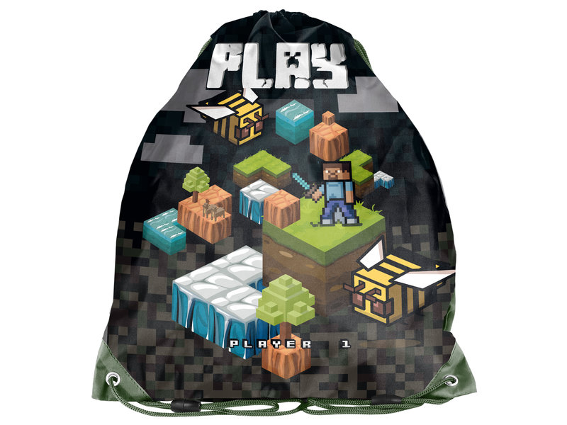 Gaming Turnbeutel, Play - 37 x 34 cm - Polyester
