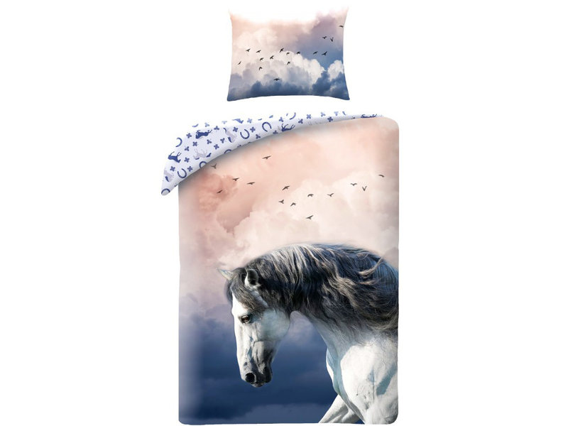 Animal Pictures Duvet cover, Horse - Single - 140 x 200 cm - Cotton