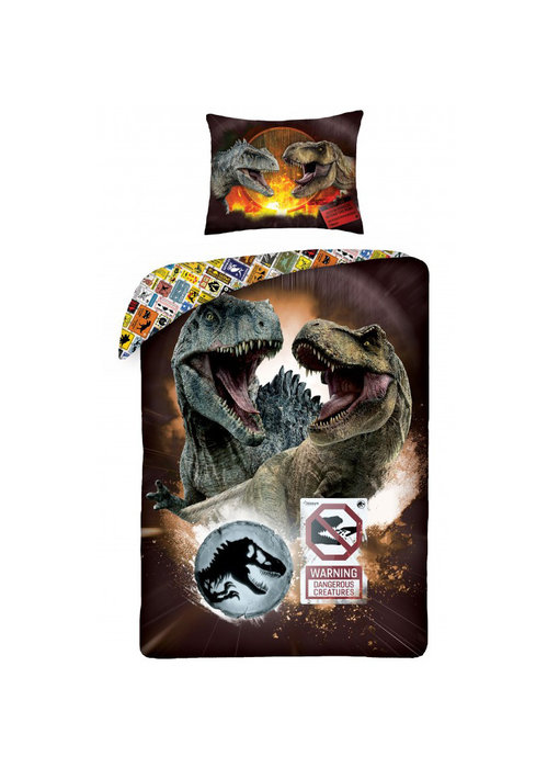 Jurassic World Dekbedovertrek Dominion 140 x 200 + 70 x 90 cm