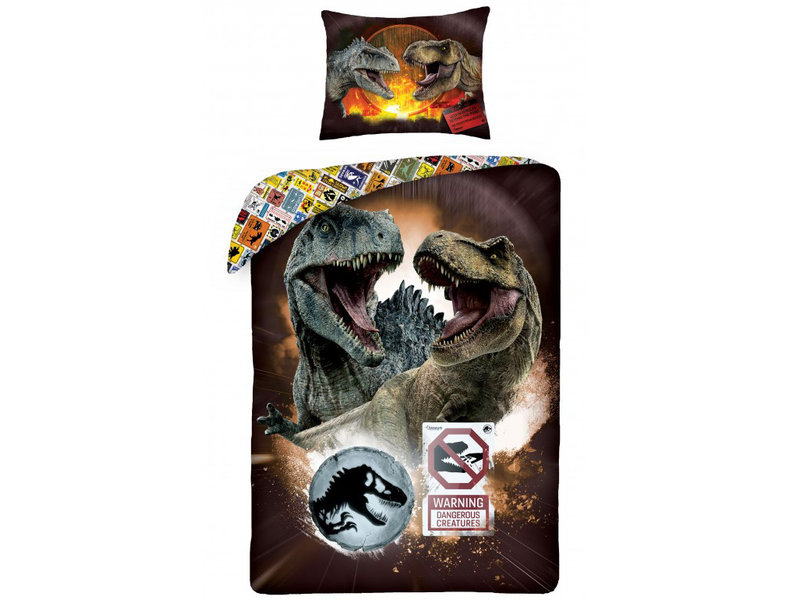 Jurassic World Bettbezug, Dominion - Single - 140 x 200 cm - Baumwolle