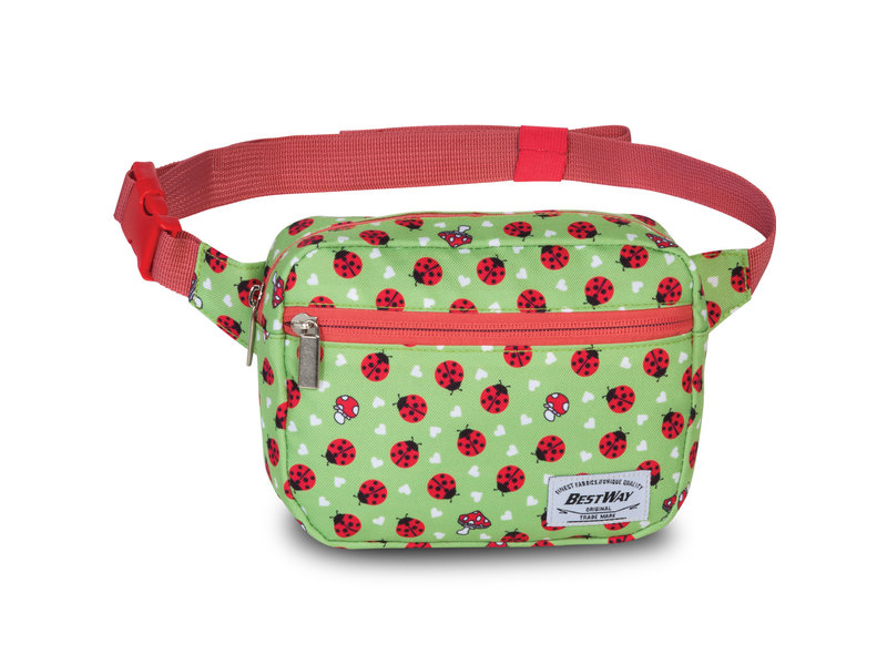 Bestway Sac banane Coccinelle - 18 x 14 x 5 cm - Polyester