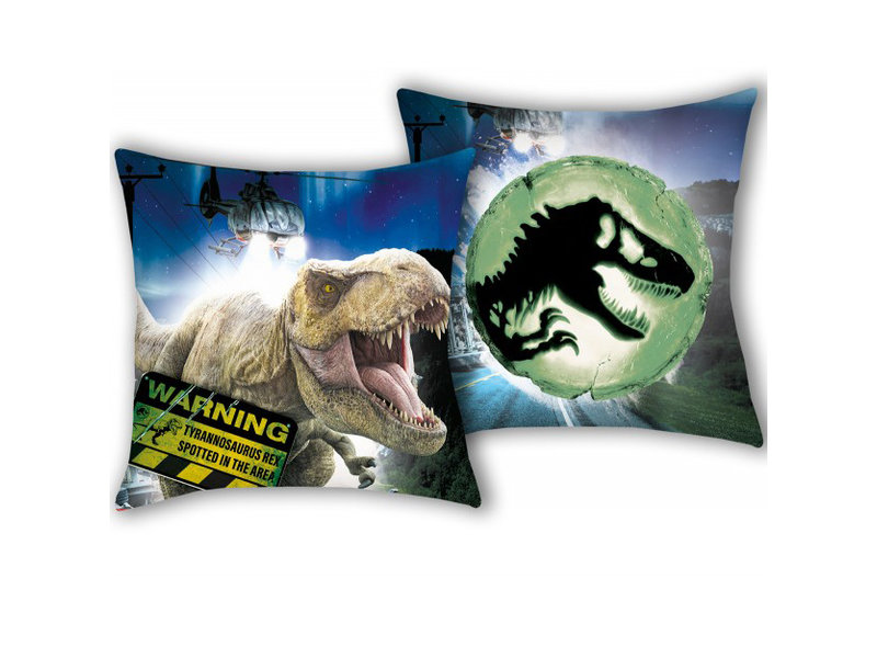 Jurassic World Coussin, T-Rex - 40 x 40 cm - Polyester