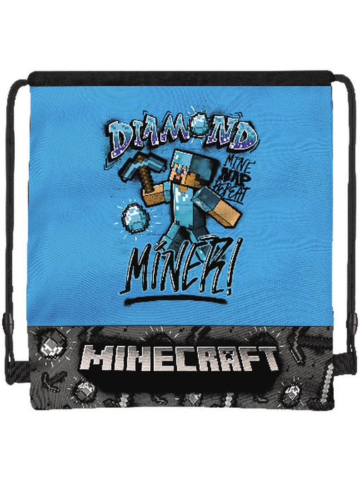 Minecraft Gym bag Diamond Miner 42 x 33 cm