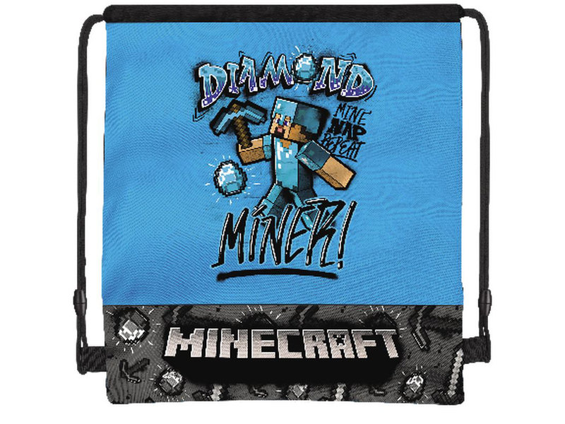 Minecraft Sac de sport Diamond Miner - 42 x 33 cm - Polyester