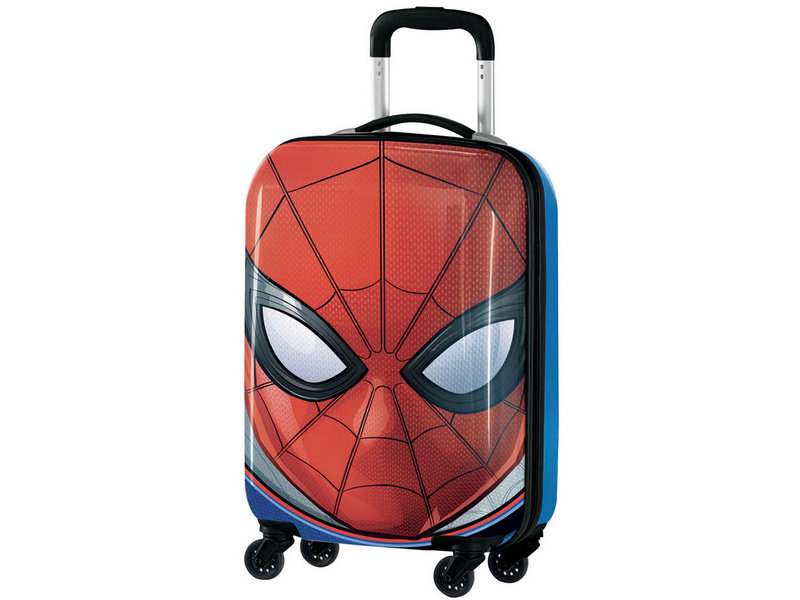 SpiderMan Trolley-Maske - 51 x 34,5 x 20 cm - Hartschalenetui