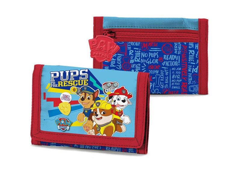 PAW Patrol Portefeuille Pups to the Rescue - 13 x 8 cm - Polyester