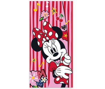 Disney Minnie Mouse Strandtuch Musik 70 x 140 cm Polyester