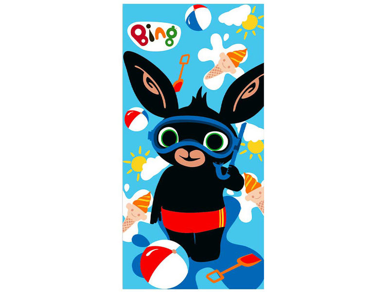 Bing Bunny Beach towel, Beach - 70 x 140 cm - Polyester