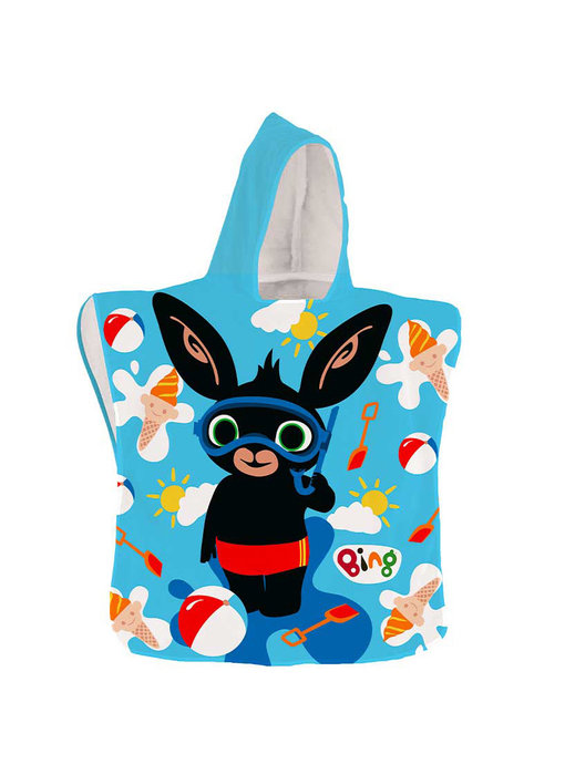 Bing Bunny Poncho Plage 50 x 100 cm Polyester