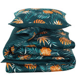 De Witte Lietaer Duvet cover Satin Bird of Paradise - Single - 140 x 200/220 cm - Green