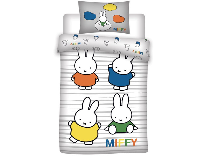 Miffy BABY Bettbezug - 100 x 135 cm - Baumwolle