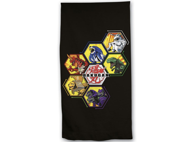 Bakugan Beach towel, Battle - 70 x 140 cm - Cotton