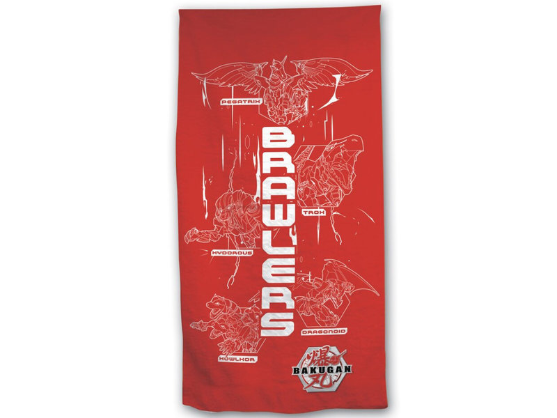 Bakugan Beach towel, Brawlers - 70 x 140 cm - Cotton