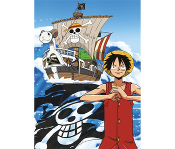 One Piece Fleece-Plaid Luffy 100 x 140 cm – Polyester