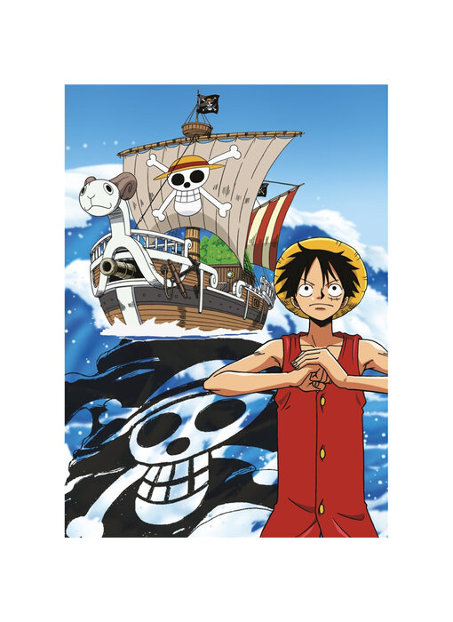 One Piece Fleeceplaid Luffy 100 x 140 cm - Polyester