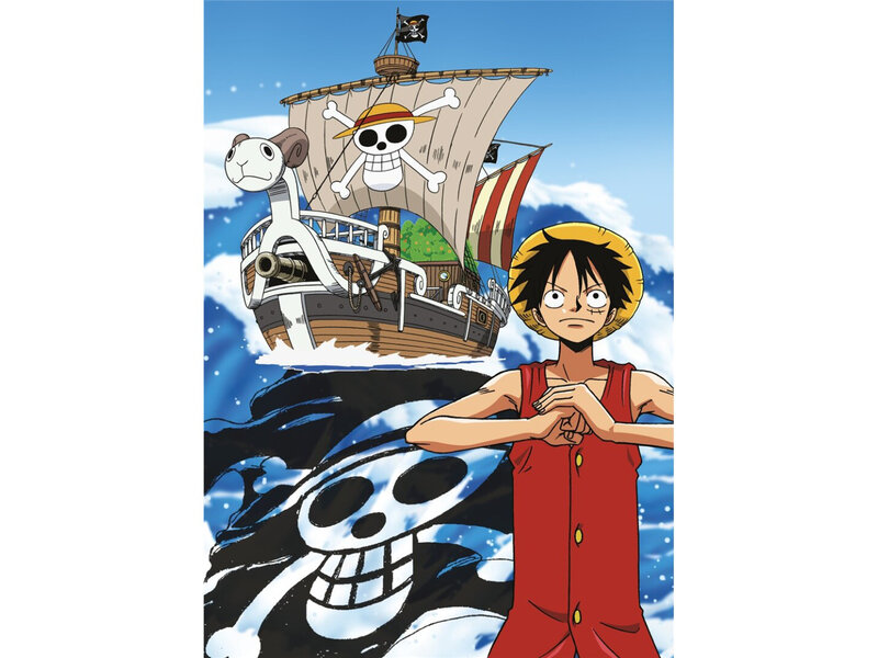 One Piece Fleece-Plaid Luffy – 100 x 140 cm – Polyester