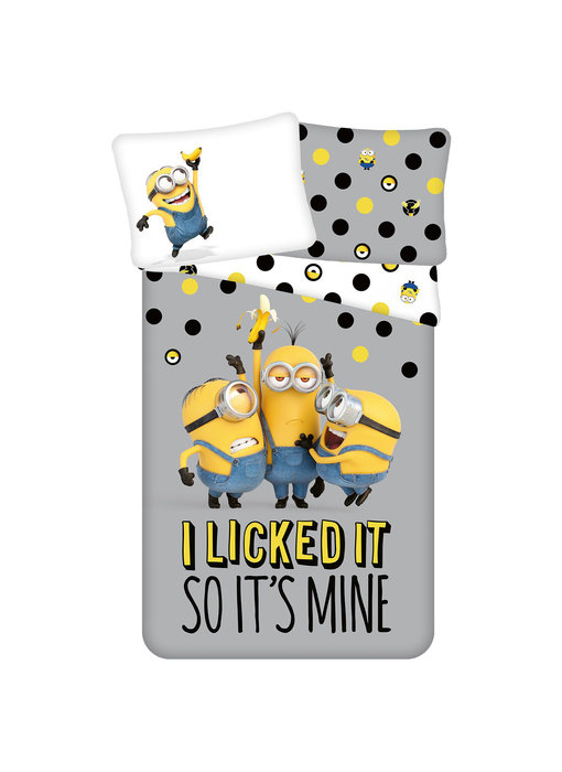 Minions Duvet cover It's Mine 140 x 200 cm 70 x 90 cm Cotton