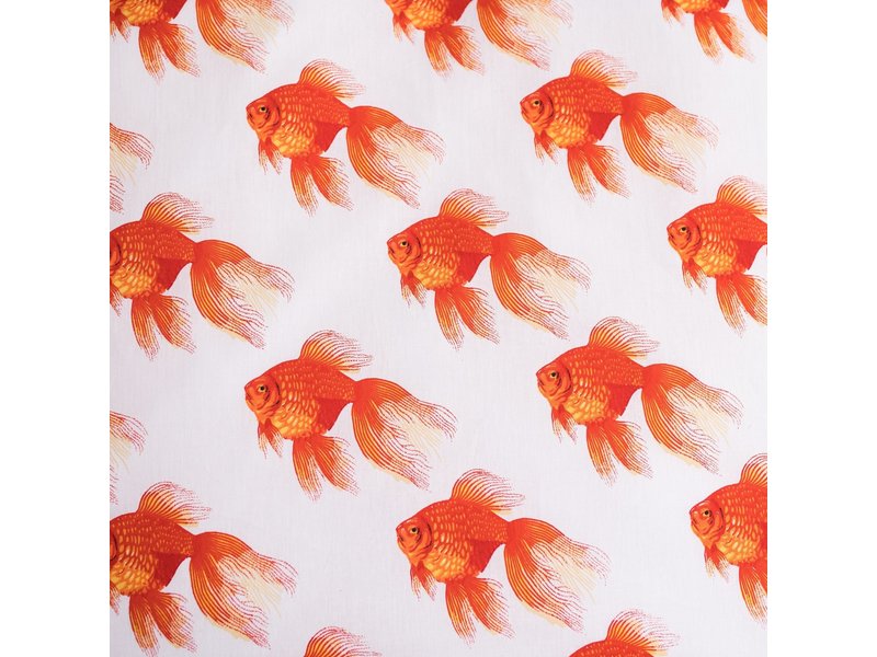 Animal Pictures Bettbezug, Goldfisch – Einzelbett – 140 x 200 cm – Baumwolle