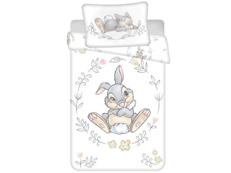 Disney Bambi BABY Bettbezug, Thumper - 100 x 135 cm - Baumwolle