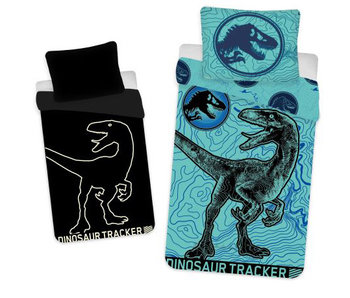 Jurassic World Housse de couette Tracker Glow in the Dark 140 x 200 cm 70 x 90 cm Coton