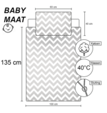 Miffy BABY Bettbezug - 100 x 135 cm - Baumwolle