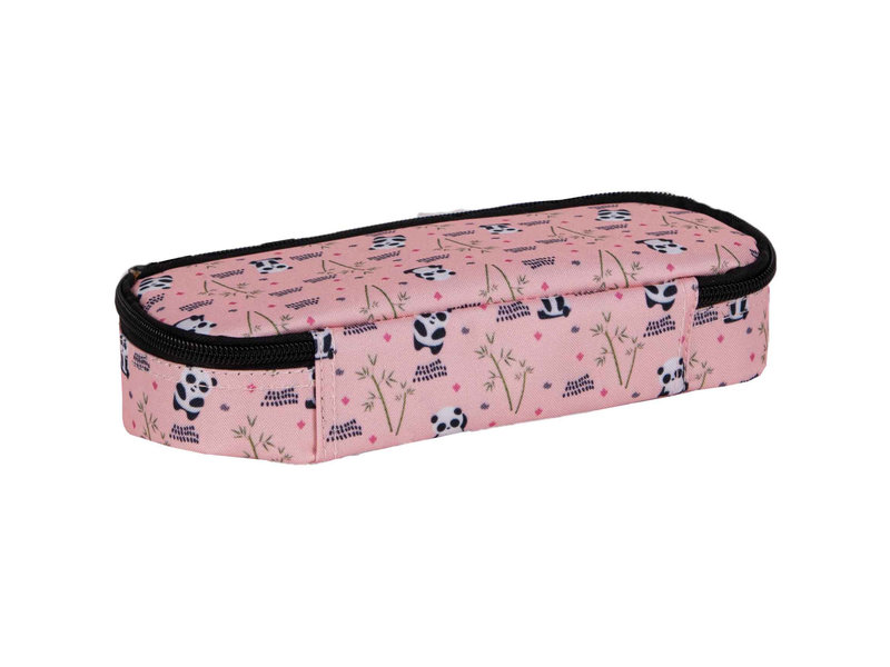Panda Pencil case, Bamboo - 23 x 10 x 5 cm - Polyester