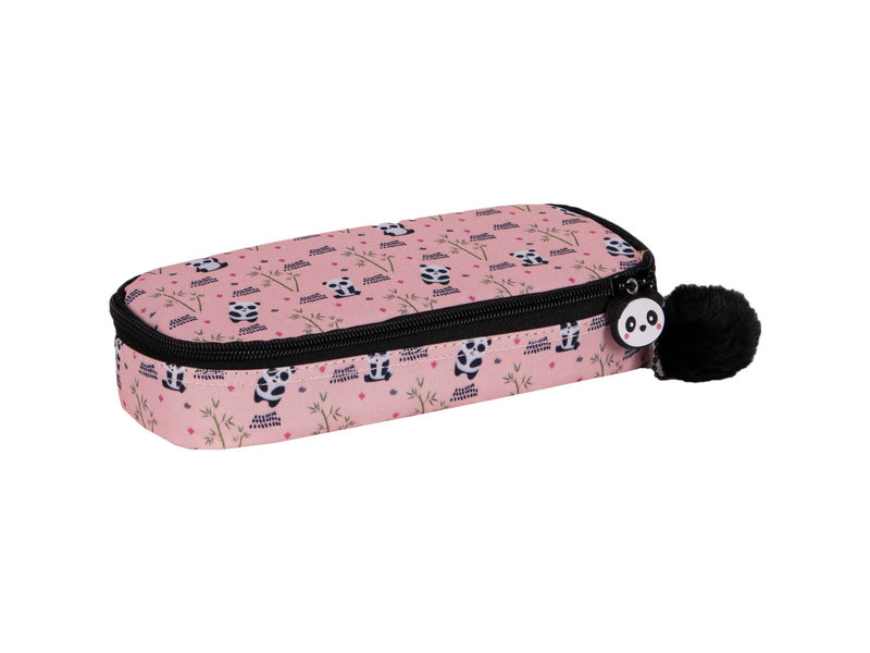 Panda Pencil case, Bamboo - 23 x 10 x 5 cm - Polyester