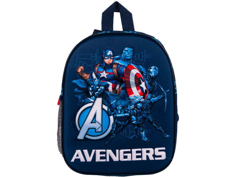 Marvel Avengers Sac à dos pour tout-petits, Mightiest Hero 3D - 28 x 22 x 10 cm - Polyester