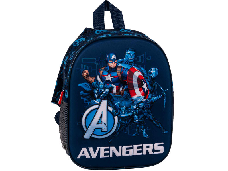 Marvel Avengers Sac à dos pour tout-petits, Mightiest Hero 3D - 28 x 22 x 10 cm - Polyester