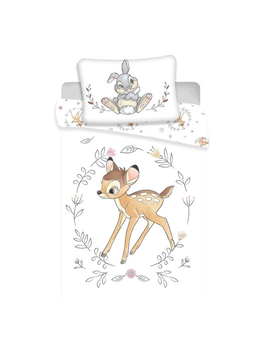 Disney Bambi Housse de couette Circle 140 x 200 cm 70 x 90 cm Coton