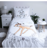 Disney Bambi Bettbezug, Circle – Einzelbett – 140 x 200 cm – Baumwolle