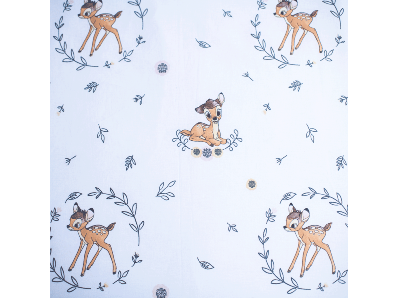 Disney Bambi Bettbezug, Circle – Einzelbett – 140 x 200 cm – Baumwolle