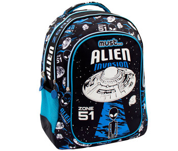 Must Backpack Alien Invasion - Glow in the Dark - 43 x 32 x 18 cm