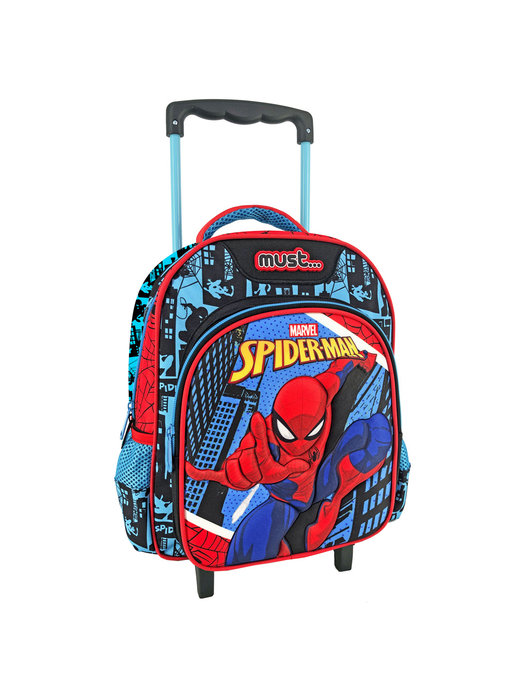 SpiderMan Rugzak Trolley City - 31 x 27 x 10 cm - Polyester