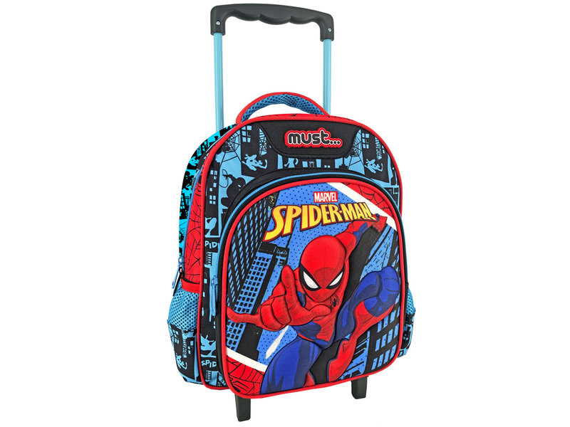 SpiderMan Backpack Trolley City - 31 x 27 x 10 cm - Polyester