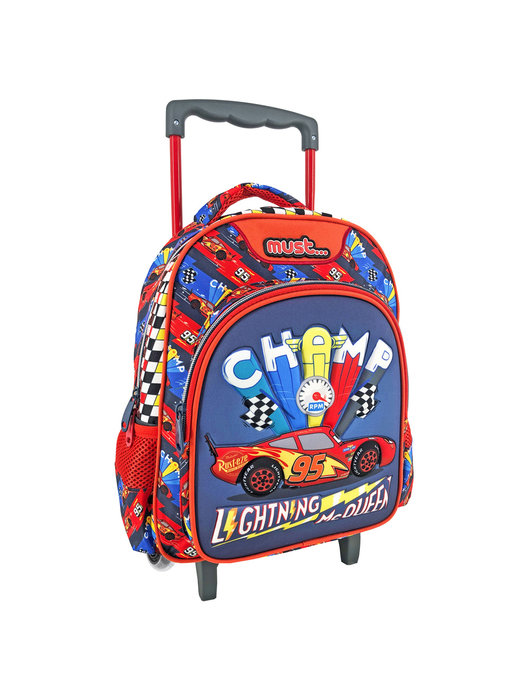 Disney Cars Sac à dos Trolley Champ - 31 x 27 x 10 cm - Polyester