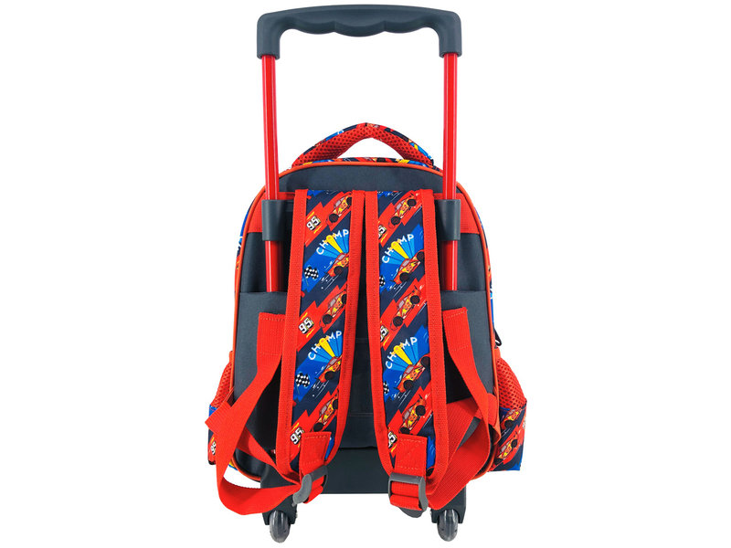 Disney Cars Backpack Trolley Champ - 31 x 27 x 10 cm - Polyester