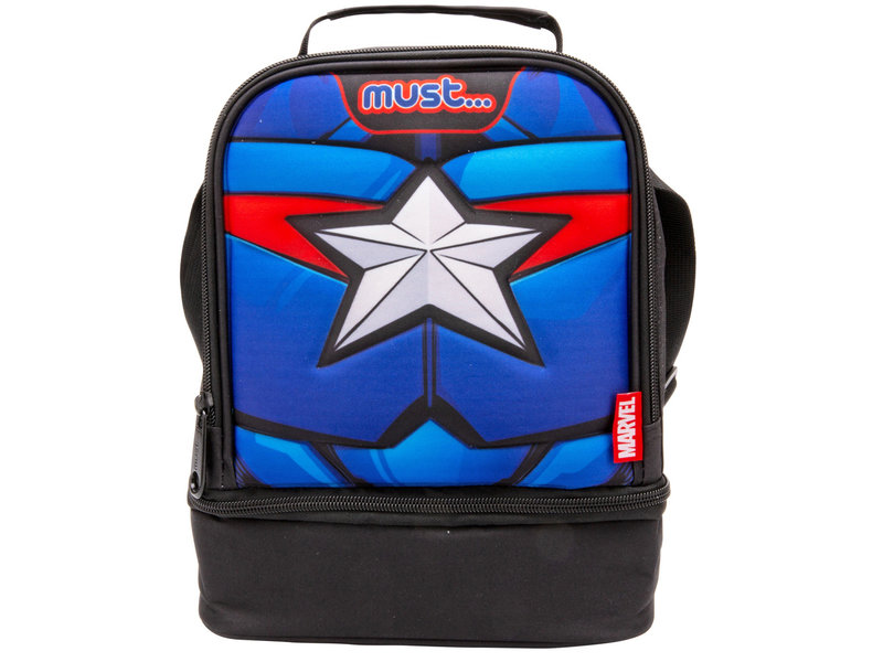 Marvel Avengers Cool bag, Captain America - 24 x 20 x 12 cm - Polyester