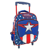 Marvel Avengers Rucksack-Trolley, Captain America - 31 x 27 x 10 cm - Polyester