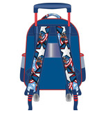 Marvel Avengers Rucksack-Trolley, Captain America - 31 x 27 x 10 cm - Polyester