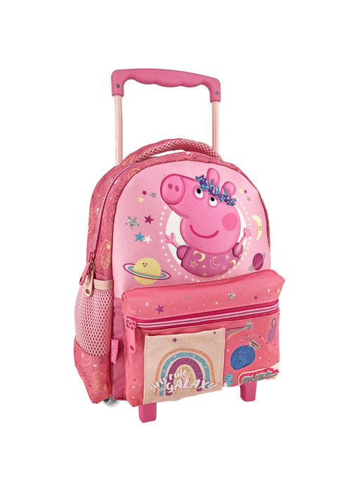 Peppa Pig Rucksack Trolley Girls Rule the Galaxy - 31 x 27 x 10 cm - Polyester