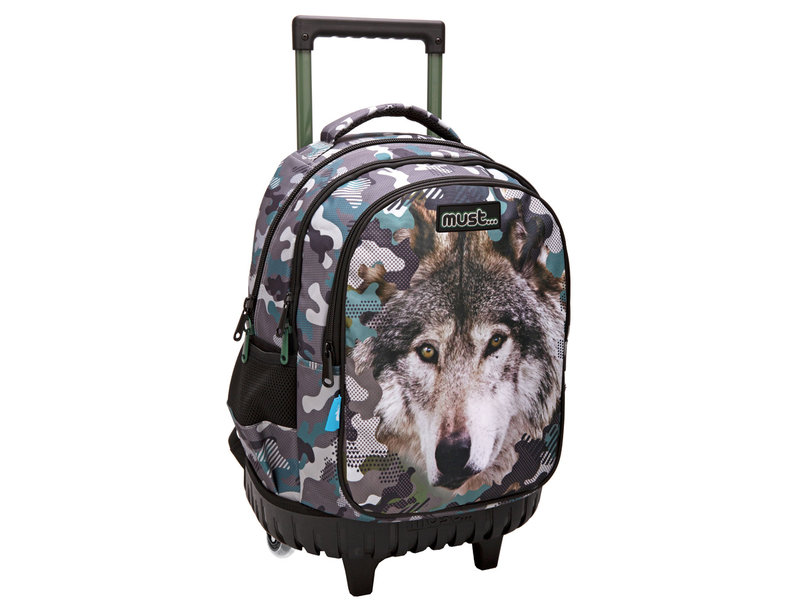 Animal Planet Rucksack-Trolley, Wolf - 45 x 34 x 20 cm - Polyester