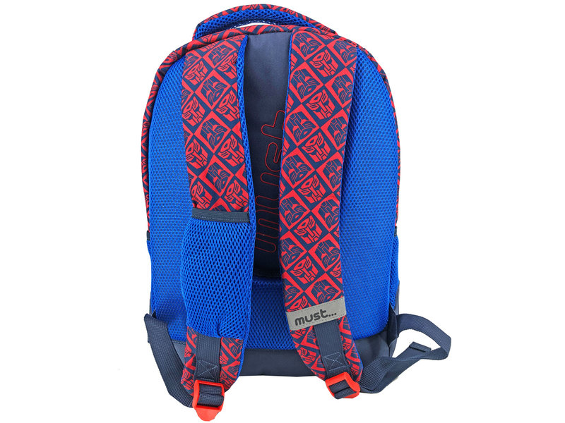 Backpack, Optimus Prime LED - 43 x 32 x 18 cm - Polyester