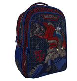 Backpack, Optimus Prime LED - 43 x 32 x 18 cm - Polyester