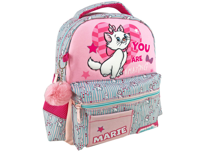 Disney Aristocats Backpack, Marie Cat 3D - 31 x 27 x 10 cm - Polyester