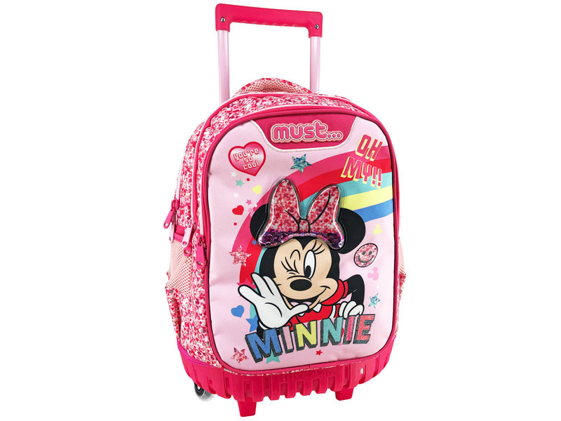 Disney Minnie Mouse Backpack Trolley, Oh My! - 45 x 34 x 20 cm - Polyester