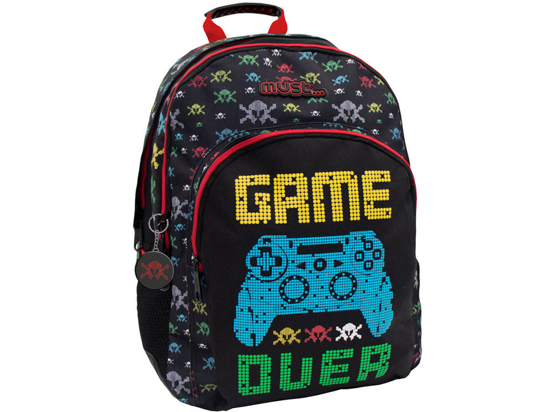 Must Sac à dos, Game Over - 45 x 33 x 16 cm - Polyester