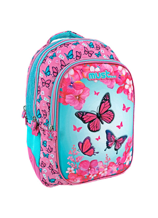 Must Backpack 3D Butterfly 43 x 32 cm